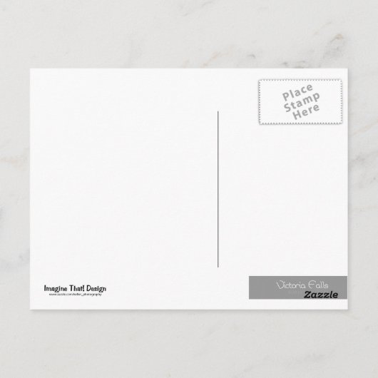 ビクトリア秋トラベルポストカード ポストカード (裏面)