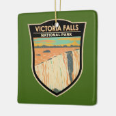 ビクトリア秋ナショナル・パーク・トラベルアートヴィンテージ セラミックオーナメント (左)