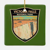 ビクトリア秋ナショナル・パーク・トラベルアートヴィンテージ セラミックオーナメント (裏面)