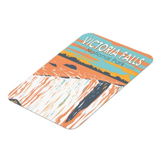 ビクトリア秋ナショナル・パーク・トラベルアートヴィンテージ マグネット (左側)