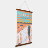 ビクトリア秋ナショナル・パーク・トラベルアートヴィンテージ 吊り下げ型タペストリー (傾斜あり)