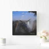 ビクトリア秋1 スクエア壁時計 (ホーム)