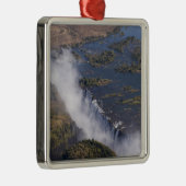 ビクトリア秋、ザンベシ川、ザンビア – ジンバブエ メタルオーナメント (右)