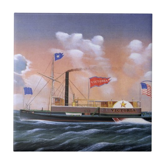 ビクトリア蒸気タグ1859 タイル (正面)