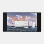 ビクトリア蒸気タグ1859 デスクマット (キーボード&マウス)