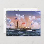 ビクトリア蒸気タグ1859 ポストカード (正面/裏面)