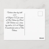 ビクトリア蒸気タグ1859 ポストカード (裏面)