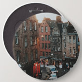 ビクトリア通り – エディンバラ – スコットランド 缶バッジ (正面&裏面)