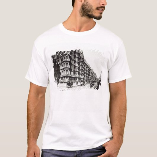 ビクトリア通り、ロンドンc.1900 tシャツ (正面)