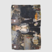 ビクトリア風のバーメイドの少女　フランス、フォリー・ベルジェールにて ゴルフタオル (正面)