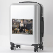 ビクトリア風のバーメイドの少女　フランス、フォリー・ベルジェールにて シール (スーツケース)