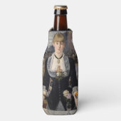 ビクトリア風のバーメイドの少女　フランス、フォリー・ベルジェールにて ボトルクーラー (ボトル正面)