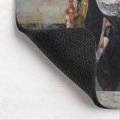 ビクトリア風のバーメイドの少女　フランス、フォリー・ベルジェールにて マウスパッド (コーナー)