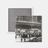 ビクトリア駅、1920年代 マグネット (正面/裏面)
