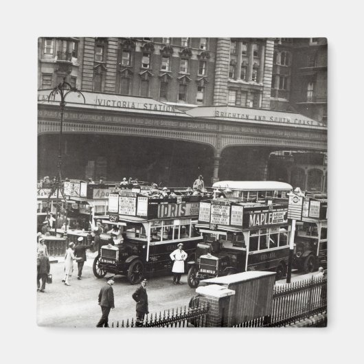 ビクトリア駅、1920年代 マグネット (正面)