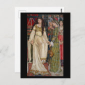 ビクトリア騎士、14世紀 ポストカード (正面/裏面)