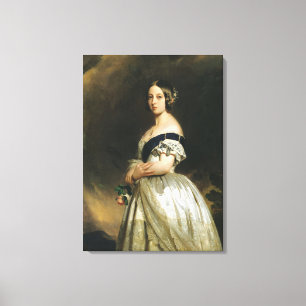 ビクトリア1842年女王 キャンバスプリント