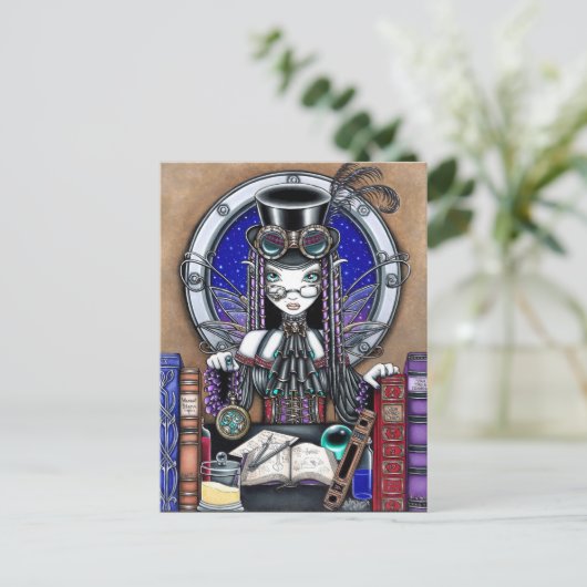 ビクトリア スチームパンク フェアリー ポストカード (スタンド正面)