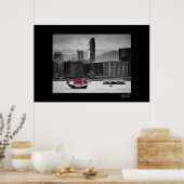 ビクトリア・ハーバー、香港。 ポスター (キッチン)