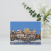 ビクトリア・ブリティッシュ・コロンビアの内港 ポストカード (スタンド正面)