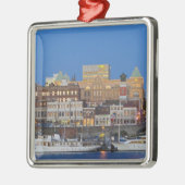 ビクトリア・ブリティッシュ・コロンビアの内港 メタルオーナメント (左)