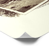 ビクトリア、BC、カナダのパノラママップ – 1884 ポスター (角)