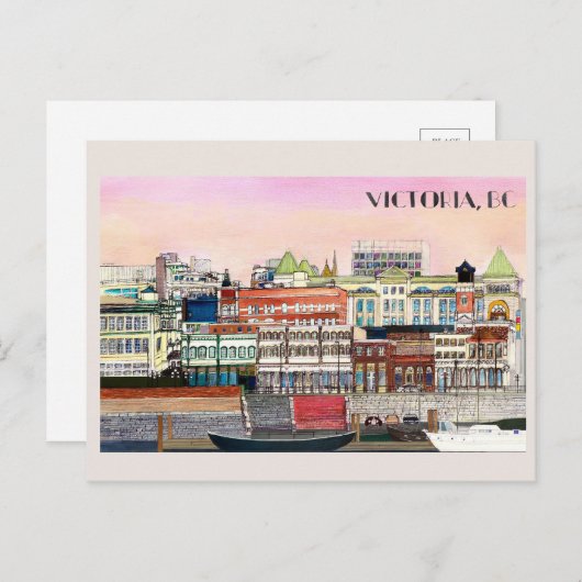 ビクトリアBCメトロポリタン旅行はがき ポストカード (正面/裏面)