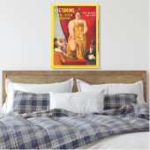 ビクトリン、美しいパリの大女性 キャンバスプリント (インサイチュ (寝室))