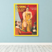 ビクトリン、美しいパリの大女性 キャンバスプリント (インサイチュ (ウッドフロア))