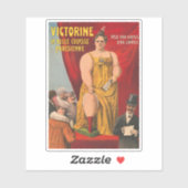 ビクトリン、美しいパリの大女性 シール (シート)