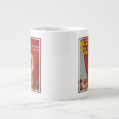 ビクトリン、美しいパリの大女性 ジャンボコーヒーマグカップ (正面)