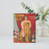 ビクトリン、美しいパリの大女性 ポストカード (スタンド正面)