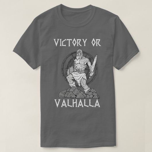 ビクトリーまたはヴァルハラバイキング8 Tシャツ (デザイン正面)