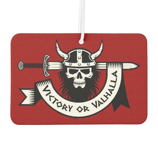 ビクトリーまたはヴァルハラバイキング カーエアーフレッシュナー (裏面)