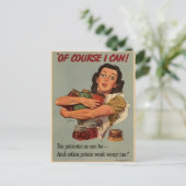 ビクトリーガーデンもちろん私は第2次世界大戦 ポストカード (スタンド正面)