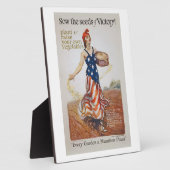 ビクトリーガーデンリバティースシーズWWIプロパガンダ フォトプラーク (側面)