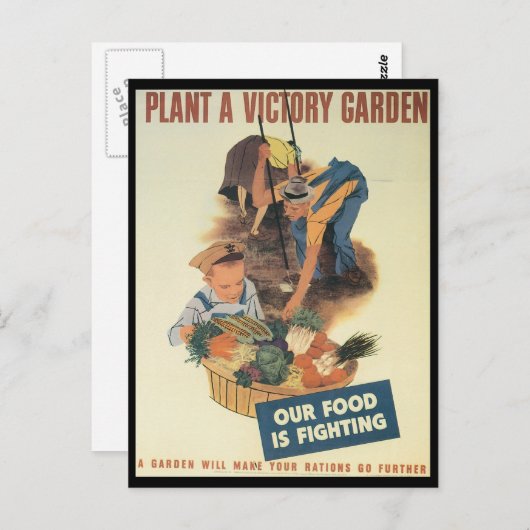 ビクトリーガーデンワールド戦争2 ポストカード (正面/裏面)