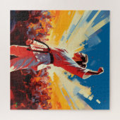 ビクトリーキック：テコンドチャンピオンモーメント ジグソーパズル (横)