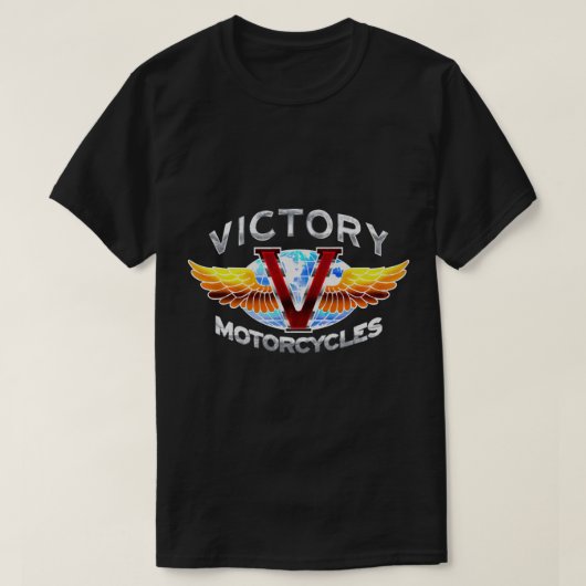 ビクトリークラシックバイクTシャツ Tシャツ (デザイン正面)