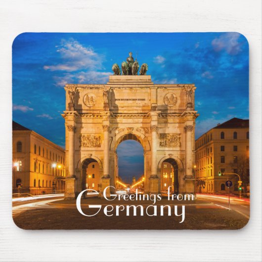 ビクトリーゲートミュンヘンドイツ マウスパッド (正面)