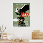 ビクトリーコンサートNYC 1938 WPAに対応 ポスター (キッチン)