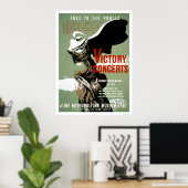 ビクトリーコンサートNYC 1938 WPAに対応 ポスター (ホームオフィス)