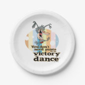 ビクトリーダンスにパンツは必要ない™ ペーパープレート (正面)