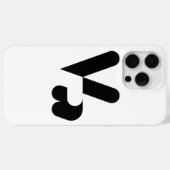 ビクトリーハンドシンボル Case-Mate iPhoneケース (裏面 (横))