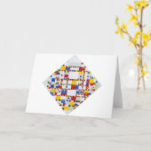 ビクトリーブギーウギーモンドリアン カード (黄色い花)