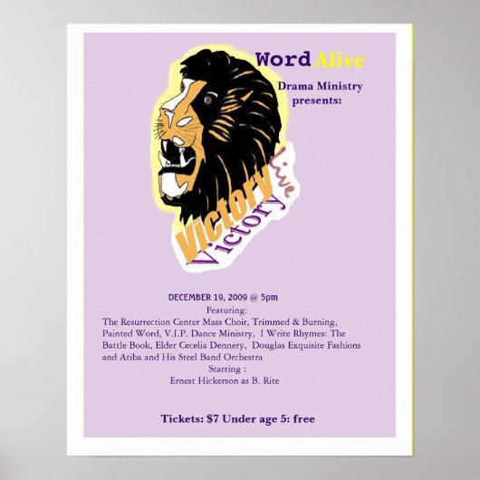 ビクトリーポスター… ポスター (正面)