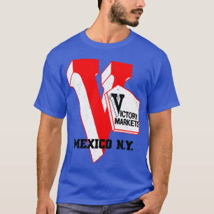 ビクトリー市場旧メキシコNY食料品店のロゴ Tシャツ