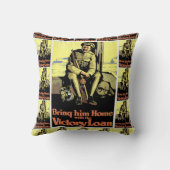 ビクトリー・ローンで彼を家に連れ帰る クッション (裏面)