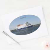 ビクトリーIIステッカー 楕円形シール (封筒)