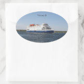 ビクトリーIIステッカー 楕円形シール (バッグ)